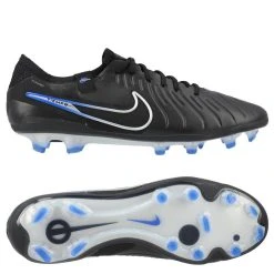 Nike Tiempo Legend 10 Elite FG Shadow - Black/Chrome/Hyper Royal