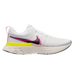 Nike Running Shoe React Infinity Flyknit 2 - White/Pink/Yellow