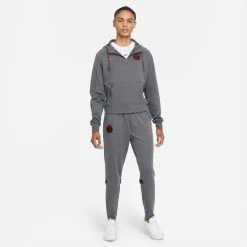 Nike Paris Saint Germain Training Trousers Travel - Dark Grey/Black/Siren Red Woman -football 6b1c8e34d6cd