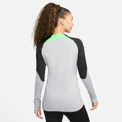 Nike Liverpool Training Shirt Dri-FIT Strike Drill - Wolf Grey/Poison Green/Black Woman -football 6b5529ecc2c1