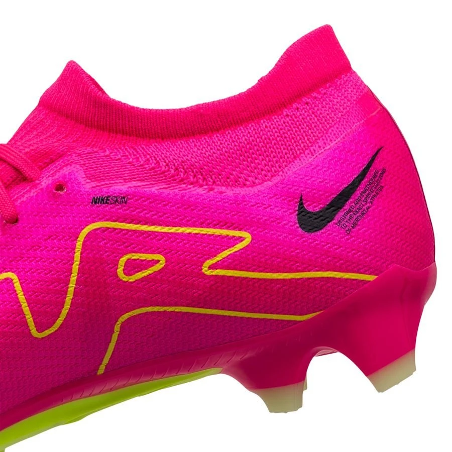 Nike Air Zoom Mercurial Vapor 15 Pro FG Luminous - Pink Blast/Volt/Gridiron 7 Nike Air Zoom Mercurial Vapor 15 Pro FG Luminous - Pink Blast/Volt/Gridiron - Image 7
