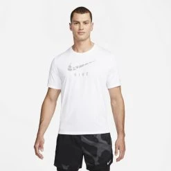 Nike Running T-Shirt Dri-FIT Run Division - White/Reflect Silver