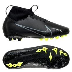 Nike Air Zoom Mercurial Superfly 9 Academy AG - Black/Dark Smoke Grey/Summit White/Volt Kids