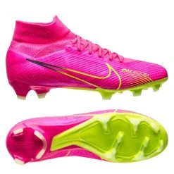 Nike Air Zoom Mercurial Superfly 9 Pro FG Luminous - Pink Blast/Volt/Gridiron