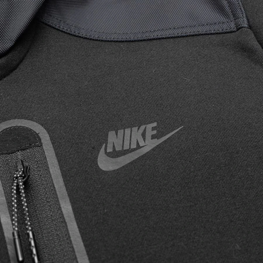 Nike Hoodie NSW Tech Fleece Overlay FZ - Black 4 Nike Hoodie NSW Tech Fleece Overlay FZ - Black - Image 4