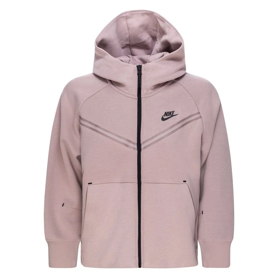 Nike Hoodie NSW Tech Fleece - Taupe Haze/Black Woman 1 Nike Hoodie NSW Tech Fleece - Taupe Haze/Black Woman