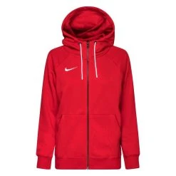 Nike Hoodie Fleece FZ Park 20 - University Red/White Woman