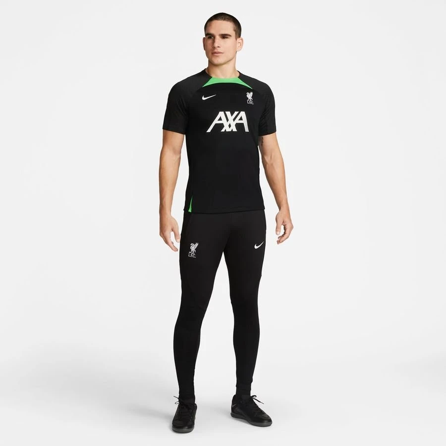 Nike Liverpool Training T-Shirt Dri-FIT Strike - Black/Poison Green/White 6 Nike Liverpool Training T-Shirt Dri-FIT Strike - Black/Poison Green/White - Image 6