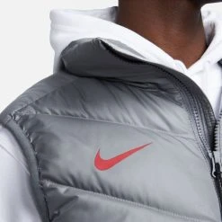 Nike Liverpool Down West NSW Windrunner - Smoke Grey/Wolf Grey/Tough Red -football 728ac5f88405