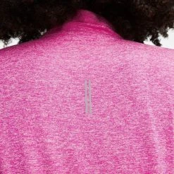 Nike Running Shirt Dri-FIT Element - Fuchsia/Reflect Silver Woman -football 73342b6505cb