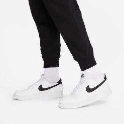 Nike Sweatpants NSW Club Fleece - Black/White Woman -football 734ff5c98b07