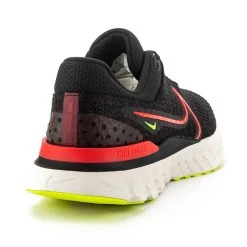 Nike Running Shoe React Infinity Run FK 3 - Black/Siren Red/Volt -football 73dc3bc9909c