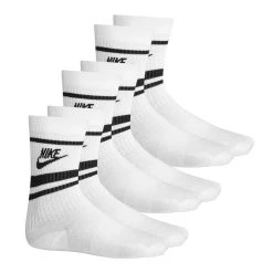 Nike Socks NSW Crew Essential 3-Pack - White/Black/Black