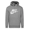 Nike Hoodie NSW Club - Dark Grey Heather/White