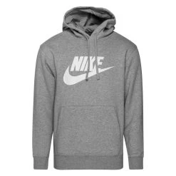Nike Hoodie NSW Club - Dark Grey Heather/White