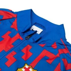 Nike Barcelona Jacket Repel Academy AWF - Signal Blue/Red/Varsity Maize Kids -football 75781dc8dead