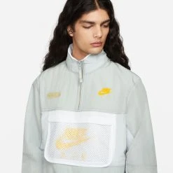 Nike Air Jacket Woven Lined - Smoke Grey/White/Vivid Sulfur 7 Nike Air Jacket Woven Lined - Smoke Grey/White/Vivid Sulfur -football 79774351f413