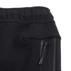 Nike Sweatpants NSW Tech Fleece - Black/Grey Heather/White -football 7a5d03927d6a