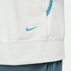 Nike Hoodie Dri-FIT Trail - White/Blue -football 7c2cc382b6f2