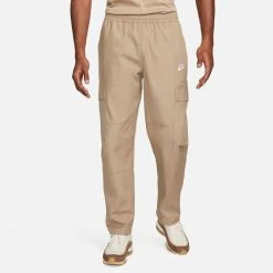 Nike Cargo Pants Club Woven - Khaki/White