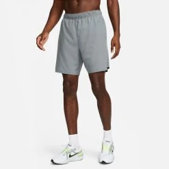 Nike Running Shorts Dri-FIT Challenger 7" 2IN1 - Smoke Grey/Reflect Silver -football 7f4ce93661d8