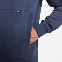 Nike F.C. Hoodie Fleece - Thunder Blue/Habanero Red/White -football 7fc94de30c45