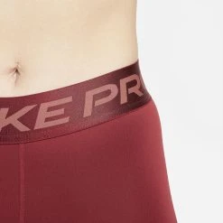 Nike Pro Tights Therma - Pomegranate/Black Woman -football 8150c2d66d6e