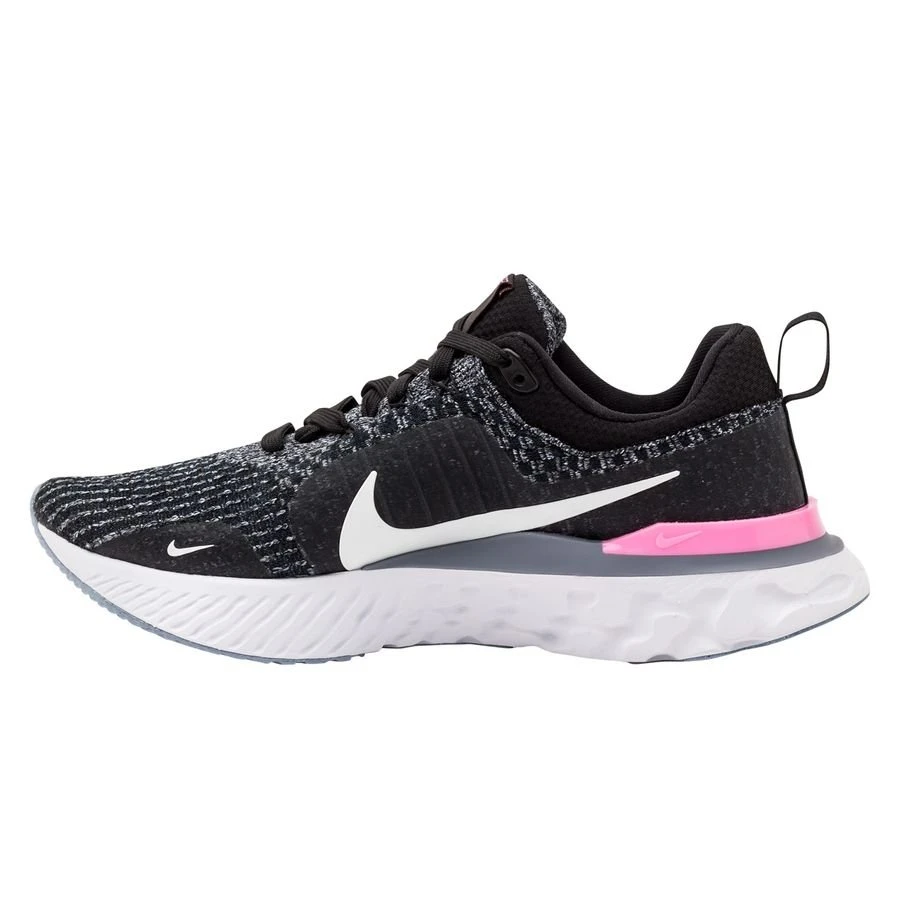 Nike Running Shoe React Infinity Run FK 3 - Black/Football Grey/Shock Pink 2 Nike Running Shoe React Infinity Run FK 3 - Black/Football Grey/Shock Pink - Image 2