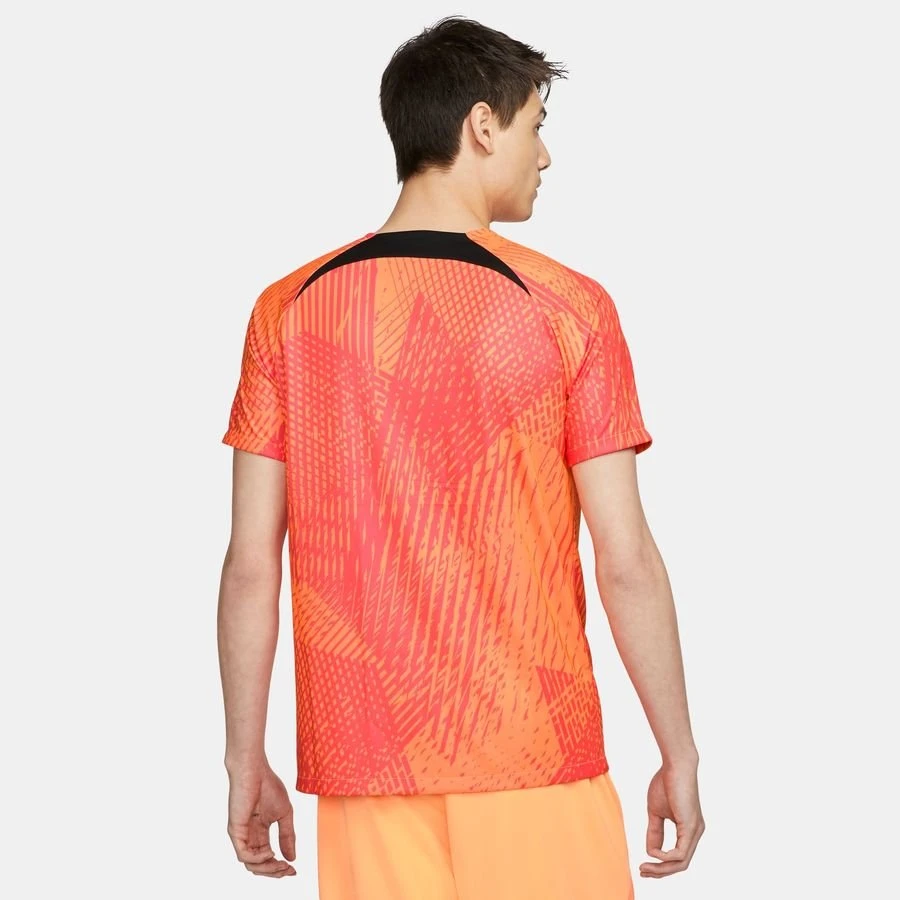 Nike Atletico Madrid Training T-Shirt Dri-FIT Pre Match - Laser Crimson/Black 2 Nike Atletico Madrid Training T-Shirt Dri-FIT Pre Match - Laser Crimson/Black - Image 2