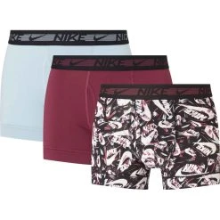 Nike Trunks Brief Dri-FIT Ultra Stretch Micro 3-Pack - Bordeaux/Ocean Bliss/Black/White