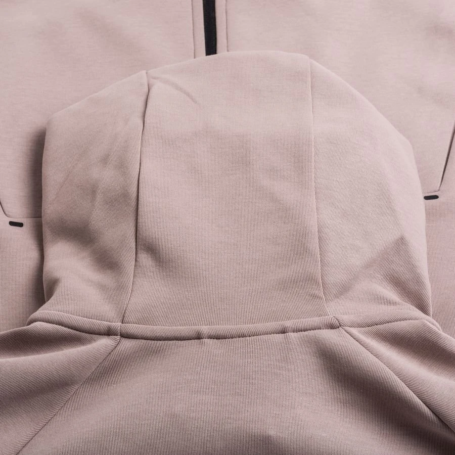 Nike Hoodie NSW Tech Fleece - Taupe Haze/Black Woman 8 Nike Hoodie NSW Tech Fleece - Taupe Haze/Black Woman - Image 8