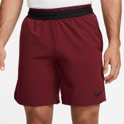 Nike Pro Running Shorts Dri-FIT Flex - Dark Beetroot/Black