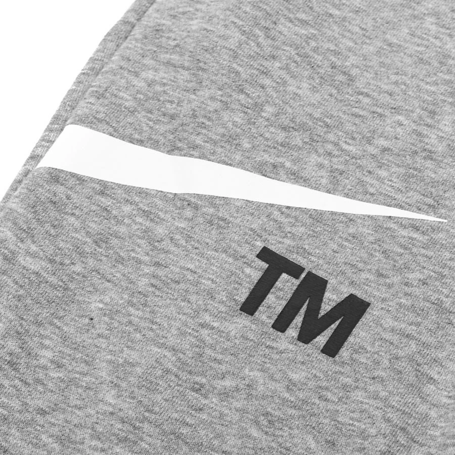 Nike Sweatpants NSW Fleece Swoosh - Grey Heather/White Kids 3 Nike Sweatpants NSW Fleece Swoosh - Grey Heather/White Kids - Image 3