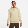 Nike Hoodie NSW Club - Limestone/White