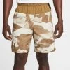 Nike Running Shorts Dri-FIT Flex Woven Camo - Brown/Coconut Milk