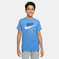 Nike T-Shirt NSW Air - University Blue/White Kids -football 8adbc7ffb94c