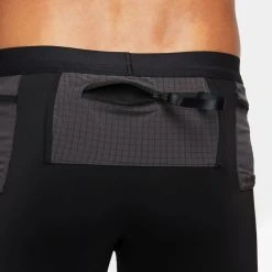 Nike Running Tights Dri-FIT Trail - Black/Smoke Grey/White -football 8c41c4eeb8e1