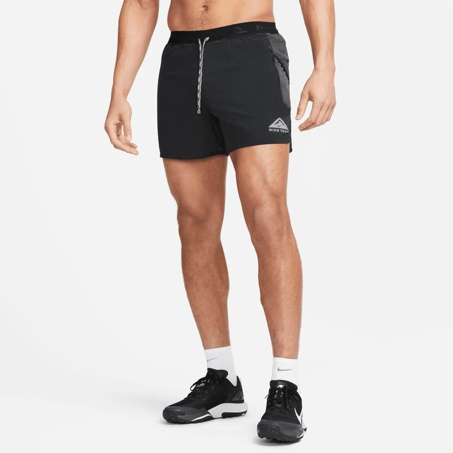Nike Running Shorts Dri-FIT Second Sunrise 5'' Brief - Black/Smoke Grey/White 5 Nike Running Shorts Dri-FIT Second Sunrise 5'' Brief - Black/Smoke Grey/White - Image 5