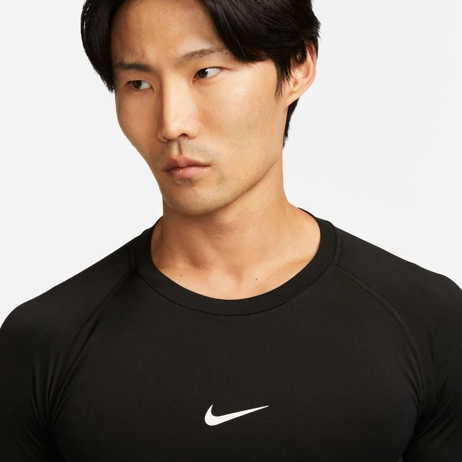 Nike Pro Baselayer Dri-FIT - Black/White Long Sleeves 3 Nike Pro Baselayer Dri-FIT - Black/White Long Sleeves - Image 3