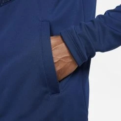 Nike Training Shirt Therma-FIT Academy Drill Winter Warrior - Blue Void/Volt -football 9428c065d159