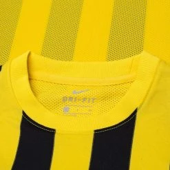 Nike Playershirt Dri-FIT Striped Division IV - Tour Yellow/Black/White Long Sleeves Kids -football 94b797a37fc7
