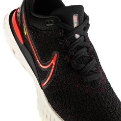 Nike Running Shoe React Infinity Run FK 3 - Black/Siren Red/Volt -football 9530caa2ee08