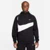 Nike Hoodie Swoosh Fleece HZ - Black/White