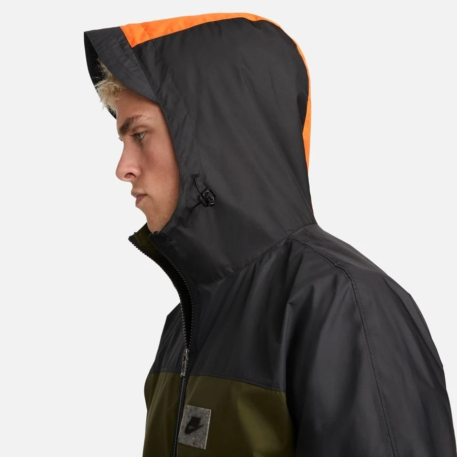 Nike Jacket NSW Woven - Rough Green/Smoke Grey/Safety Orange 3 Nike Jacket NSW Woven - Rough Green/Smoke Grey/Safety Orange - Image 3