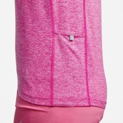 Nike Running Shirt Dri-FIT Element - Fuchsia/Reflect Silver Woman -football 9a7fc244e762