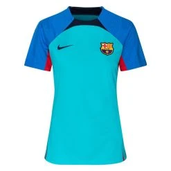 Nike Barcelona Training T-Shirt Dri-FIT Strike - Oracle Aqua/Signal Blue/Obsidian Woman
