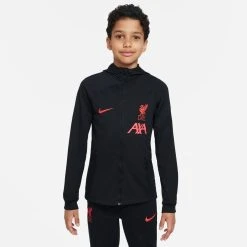 Nike Liverpool Tracksuit Dri-FIT Strike - Black/Siren Red Kids -football 9bb6dd434598