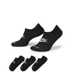 Nike Socks No-Show Everyday Plus Cush 3-Pack - Black/White
