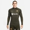 Nike Barcelona Training Shirt Dri-FIT Strike Drill - Sequoia/Black/White