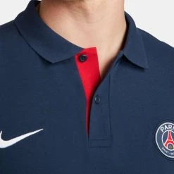 Nike Paris Saint Germain Polo NSW - Midnight Navy/University Red/White -football a2f7171eb326